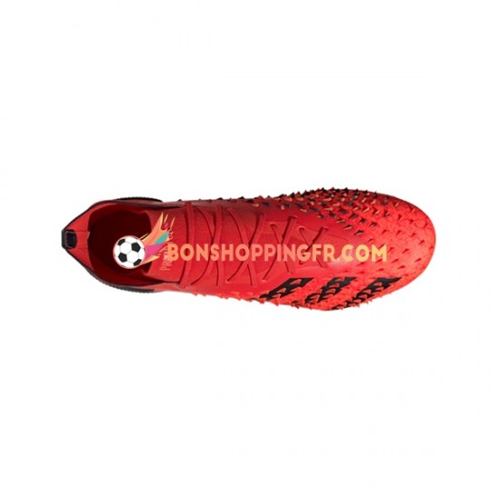 Adidas Predator FREAK.1 SG Meteorite Chaussures de football Rouge Noir