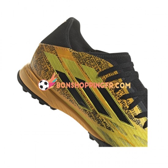 Adidas X SPEEDFLOW Messi.3 TF Mi Historia Chaussures de football Or