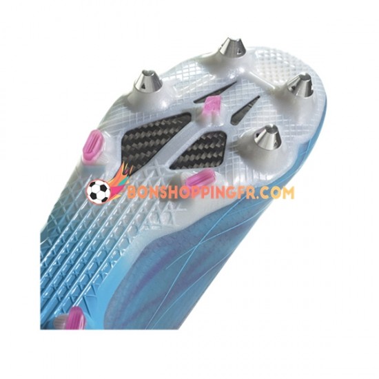 Adidas X SPEEDFLOW.1 SG Sapphire Edge Chaussures de football Rose Bleu Blanc