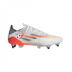 Adidas X SPEEDFLOW.1 SG Spark Chaussures de football Rouge Gris Blanc