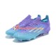 Adidas X Speed flow FG Chaussures de football Violet Bleu