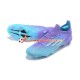 Adidas X Speed flow FG Chaussures de football Violet Bleu