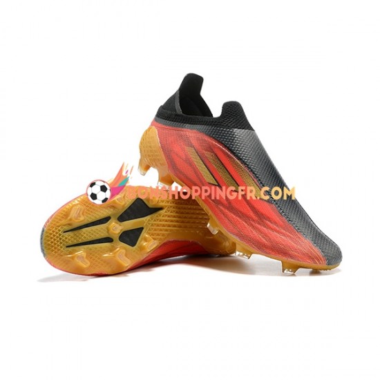 Adidas X Speed flow FG Chaussures de football Rouge Jaune Noir