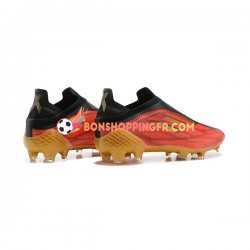 Adidas X Speed flow FG Chaussures de football Rouge Jaune Noir