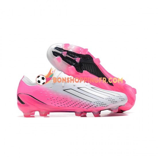 Adidas X Speedportal .1 VM 2022 FG Chaussures de football Rose Blanc