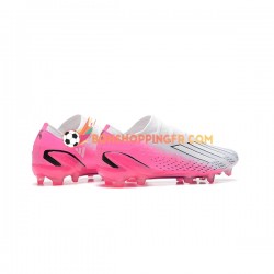Adidas X Speedportal .1 VM 2022 FG Chaussures de football Rose Blanc