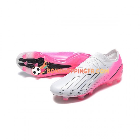 Adidas X Speedportal .1 VM 2022 FG Chaussures de football Rose Blanc