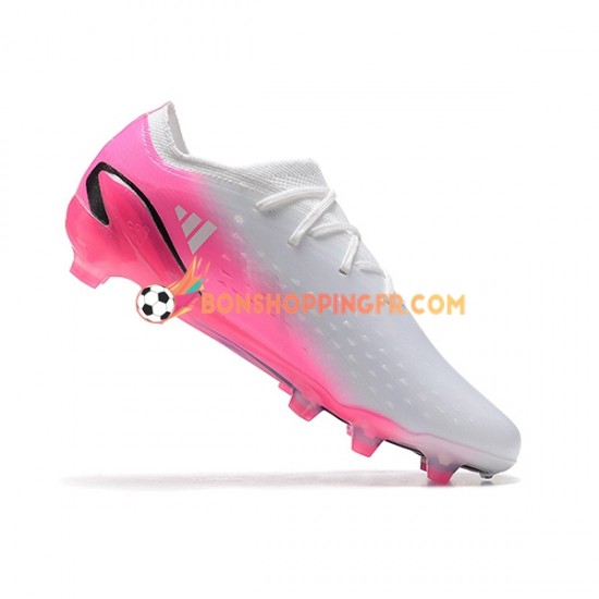 Adidas X Speedportal .1 VM 2022 FG Chaussures de football Rose Blanc