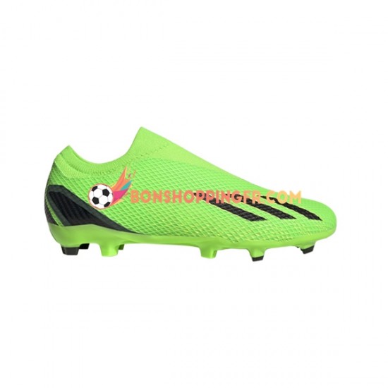 Adidas X Speedportal.3 LL FG Game Data Chaussures de football Vert Noir