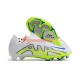 Nike Air Zoom Mercurial IX Elite FG Chaussures de football Blanc Vert