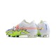 Nike Air Zoom Mercurial IX Elite FG Chaussures de football Blanc Vert