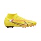 Nike Air Zoom Mercurial Superfly IX Academy AG AG Lucent Chaussures de football Rose Jaune