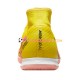 Nike Air Zoom Mercurial Superfly IX Academy IC Halle Lucent Chaussures de football Rose Jaune