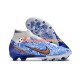 Nike Air Zoom Mercurial Superfly IX Elite AG Chaussures de football Bleu