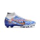 Nike Air Zoom Mercurial Superfly IX Elite AG Chaussures de football Bleu