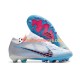 Nike Air Zoom Mercurial Superfly IX Elite AG Chaussures de football Bleu Blanc