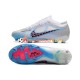 Nike Air Zoom Mercurial Superfly IX Elite AG Chaussures de football Bleu Blanc