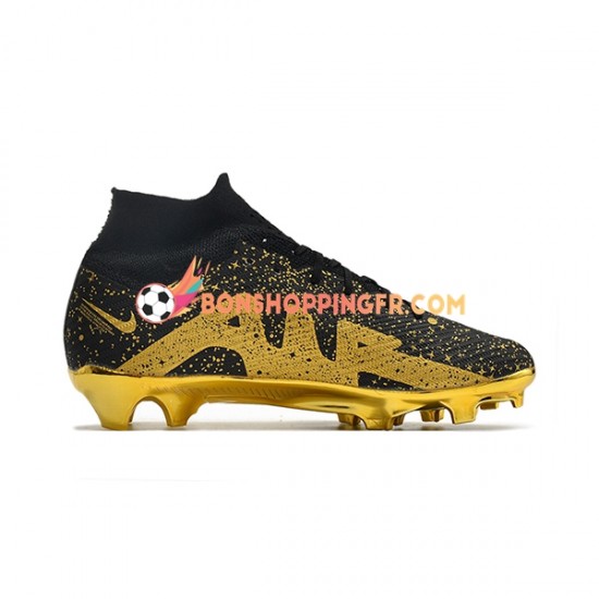 Nike Air Zoom Mercurial Superfly IX Elite Chaussures de football Jaune Noir