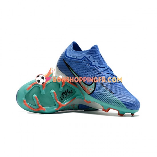 Nike Air Zoom Mercurial Superfly IX Elite FG Chaussures de football Bleu Vert