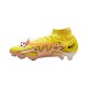 Nike Air Zoom Mercurial Superfly IX Elite FG Lucent Chaussures de football Rose Jaune