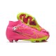 Nike Air Zoom Mercurial Superfly IX Elite FG Chaussures de football Rouge Vert