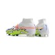 Nike Air Zoom Mercurial Superfly IX Elite FG Chaussures de football Blanc Vert