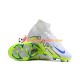 Nike Air Zoom Mercurial Superfly IX Elite FG Chaussures de football Blanc Vert