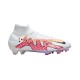 Nike Air Zoom Mercurial Superfly IX Elite FG Chaussures de football Rouge Blanc