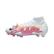 Nike Air Zoom Mercurial Superfly IX Elite FG Chaussures de football Rouge Blanc