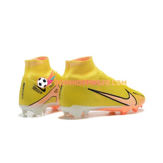 Nike Air Zoom Mercurial Superfly IX Elite FG Chaussures de football Orange Jaune