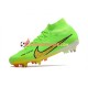 Nike Air Zoom Mercurial Superfly IX Elite SG Chaussures de football Vert