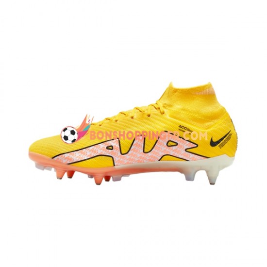 Nike Air Zoom Mercurial Superfly IX Elite SG Pro AC Lucent Chaussures de football Rose Jaune