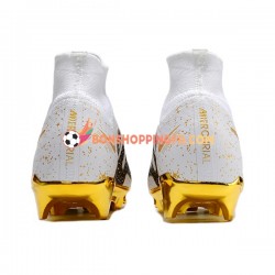 Nike Air Zoom Mercurial Superfly IX Elite Chaussures de football Jaune Blanc