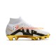 Nike Air Zoom Mercurial Superfly IX Elite Chaussures de football Jaune Blanc