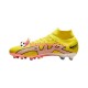 Nike Air Zoom Mercurial Superfly IX Pro AG Pro AG Pro Lucent Chaussures de football Rose Jaune