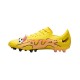 Nike Air Zoom Mercurial Vapor XV Academy AG Lucent Chaussures de football Rose Jaune