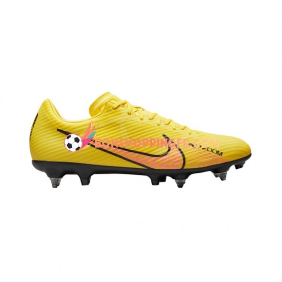 Nike Air Zoom Mercurial Vapor XV Academy SG Pro AC Lucent Chaussures de football Rose Jaune