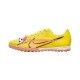 Nike Air Zoom Mercurial Vapor XV Academy TF Lucent Chaussures de football Rose Jaune