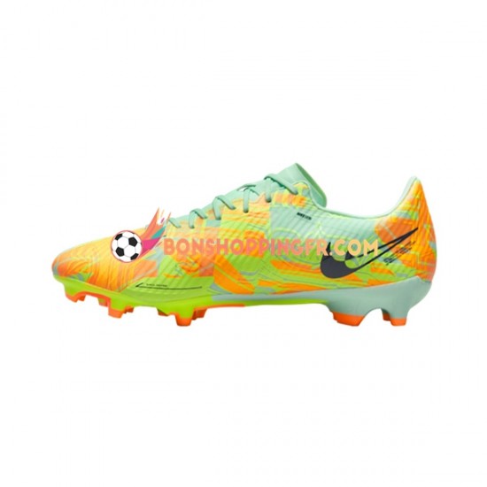 Nike Air Zoom Mercurial Vapor XV Bonded Academy FGMG Chaussures de football Bleu Vert