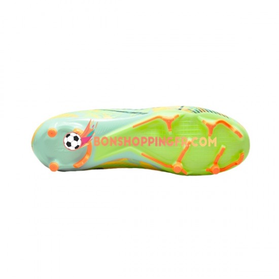 Nike Air Zoom Mercurial Vapor XV Bonded Academy FGMG Chaussures de football Bleu Vert