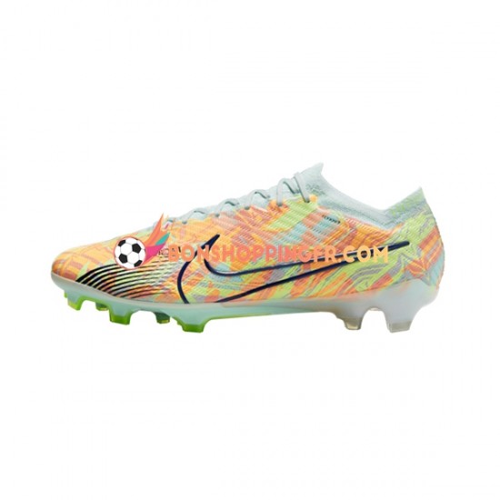 Nike Air Zoom Mercurial Vapor XV Bonded Elite FG Chaussures de football Bleu Vert