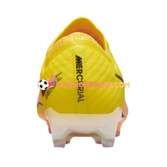 Nike Air Zoom Mercurial Vapor XV Elite AG Pro Lucent Chaussures de football Rose Jaune