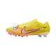 Nike Air Zoom Mercurial Vapor XV Elite AG Pro Lucent Chaussures de football Rose Jaune