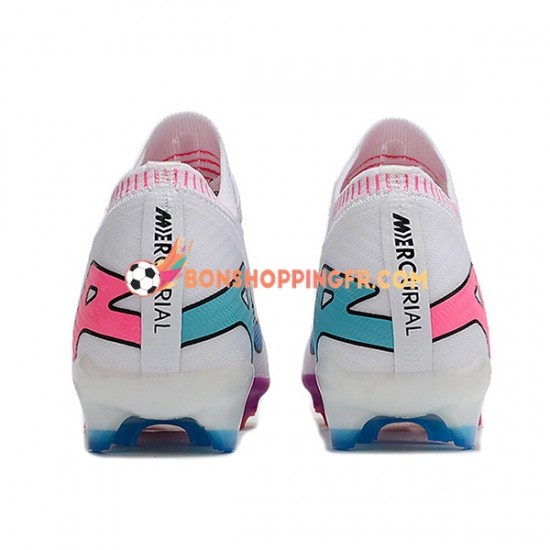 Nike Air Zoom Mercurial Vapor XV Elite AG Chaussures de football Violet Rose Blanc
