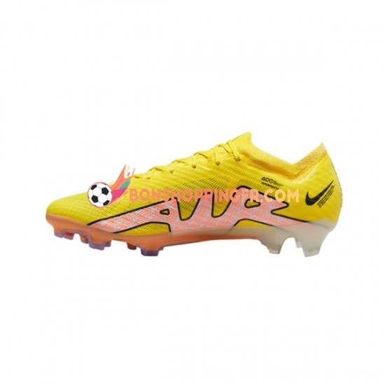Nike Air Zoom Mercurial Vapor XV Elite FG Lucent Chaussures de football Rose Jaune
