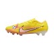 Nike Air Zoom Mercurial Vapor XV Elite FG Lucent Chaussures de football Rose Jaune