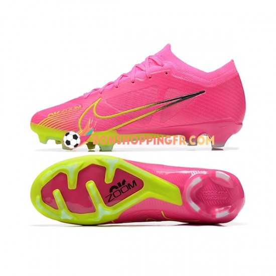 Nike Air Zoom Mercurial Vapor XV Elite FG Chaussures de football Rouge Vert
