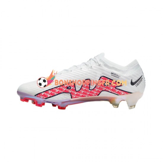 Nike Air Zoom Mercurial Vapor XV Elite FG Chaussures de football Rouge Blanc