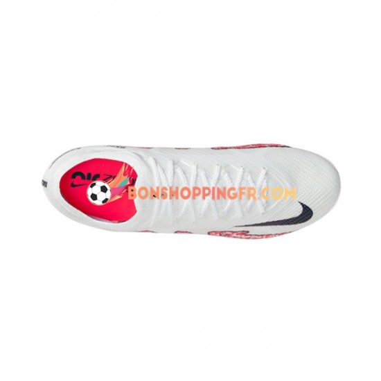 Nike Air Zoom Mercurial Vapor XV Elite FG Chaussures de football Rouge Blanc
