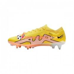 Nike Air Zoom Mercurial Vapor XV Elite SG Pro AC Lucent Chaussures de football Rose Jaune